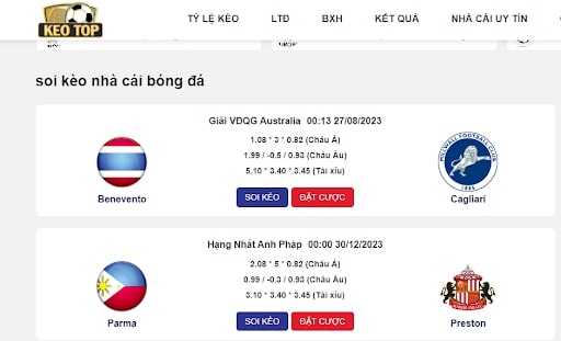 Keotop - Địa chỉ theo dõi bóng đá dự đoán uy tín