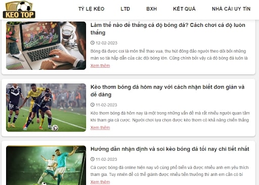 Keotop chia sẻ kiến thức về cá cược, thủ thuật chơi game cho cược thủ