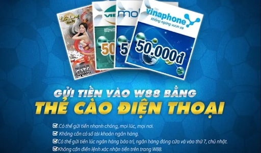 Mua thẻ cào điện thoại trực tuyến trên website cá cược