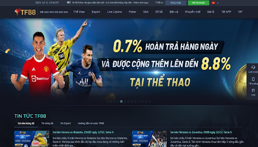 Nhà cái TF8 với nhiều ưu đãi hot