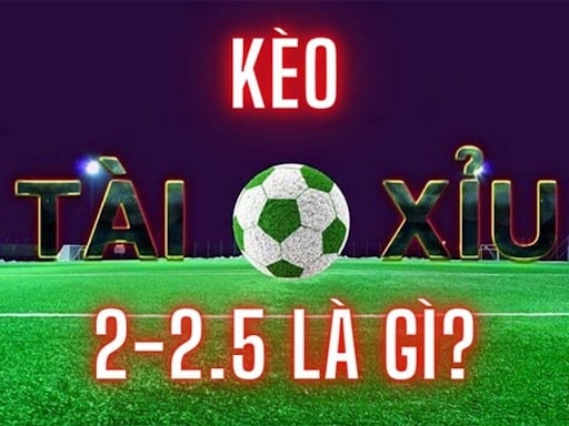 Kèo cược tài xỉu bóng đá 2/2.5