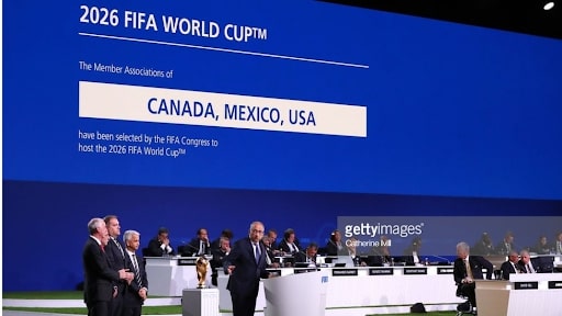 Worlcup 2026 lần đầu tiên có 3 nước đồng đăng cai chủ nhà