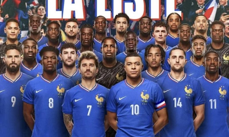 danh sách đội tuyển pháp euro 2024